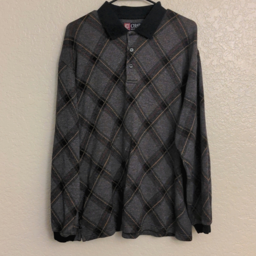 Ralph Lauren Argyle Polo Shirt Vintage